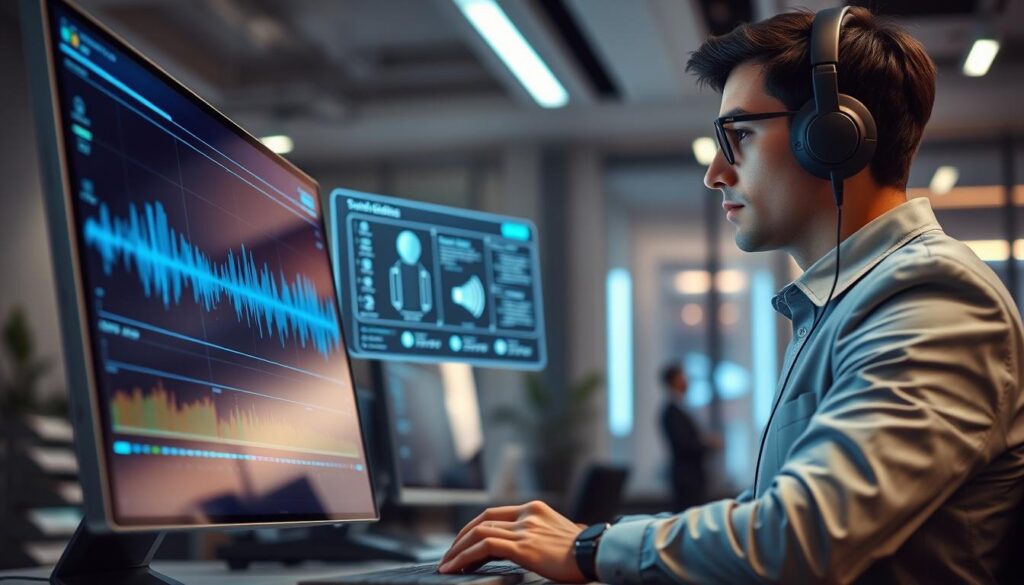 Spracherkennung und automatische Transkription KI