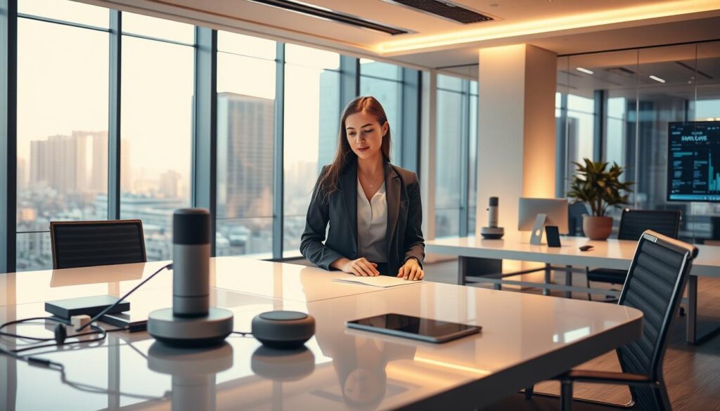 Sprachsteuerung Büro
