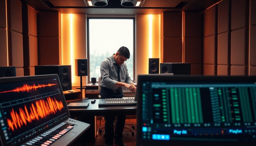 Studio Sound Audioqualität Verbesserung mit Descript