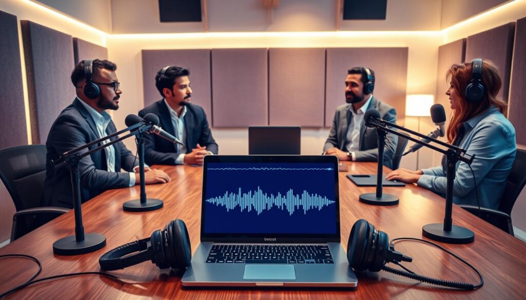 Text-to-Speech Technologie für Podcast-Produktion