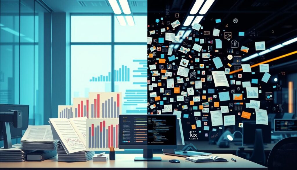 Unterschied zwischen strukturierten und unstrukturierten Daten im Unternehmen