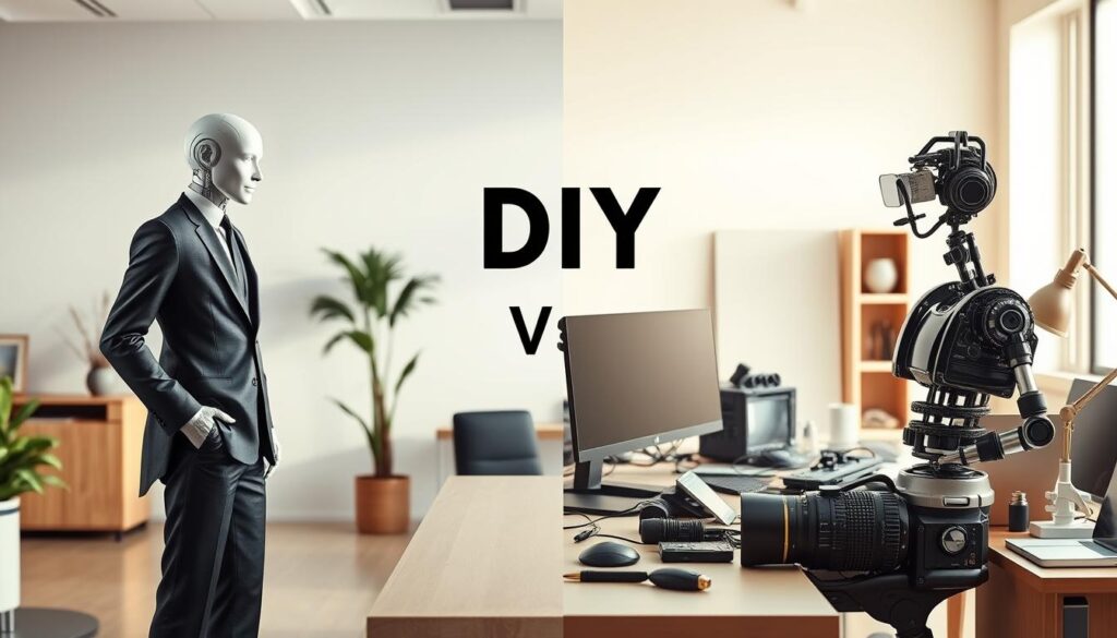 Vergleich professioneller KI-Avatare und DIY-Lösungen
