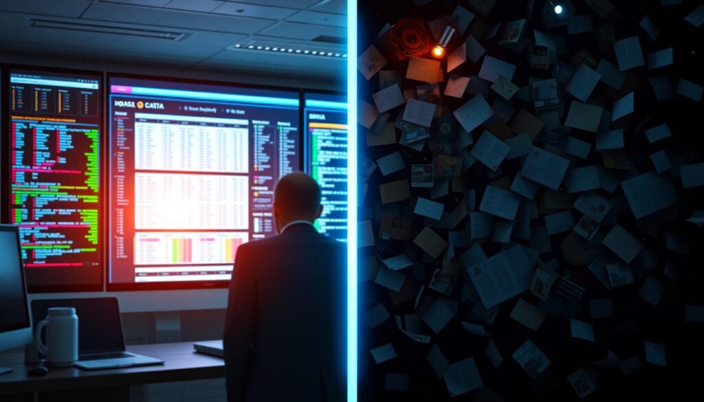 Vergleich strukturierter und unstrukturierter Daten in Unternehmen