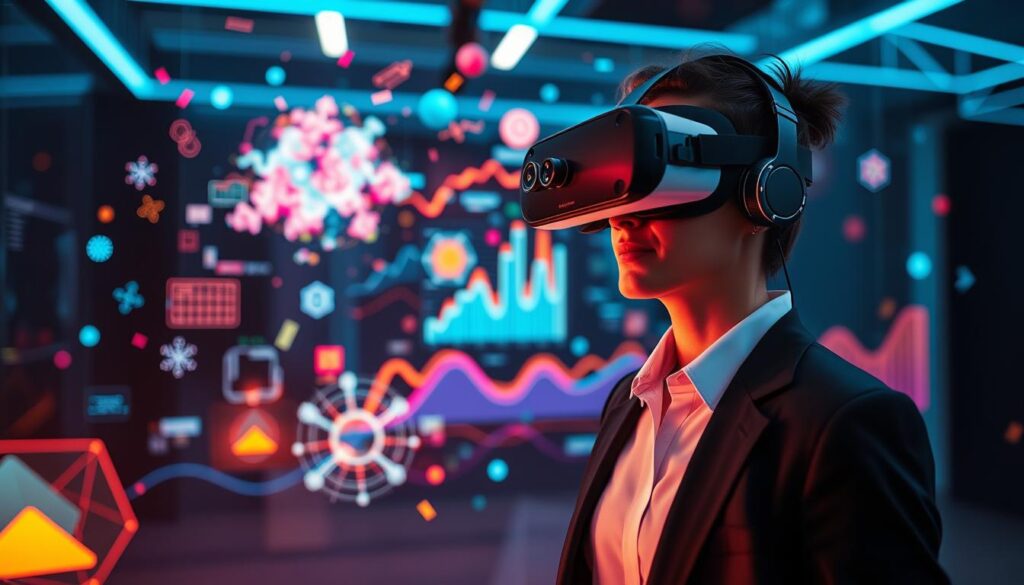 Virtual Reality Immersive Visualisierung 3D-Datenräume