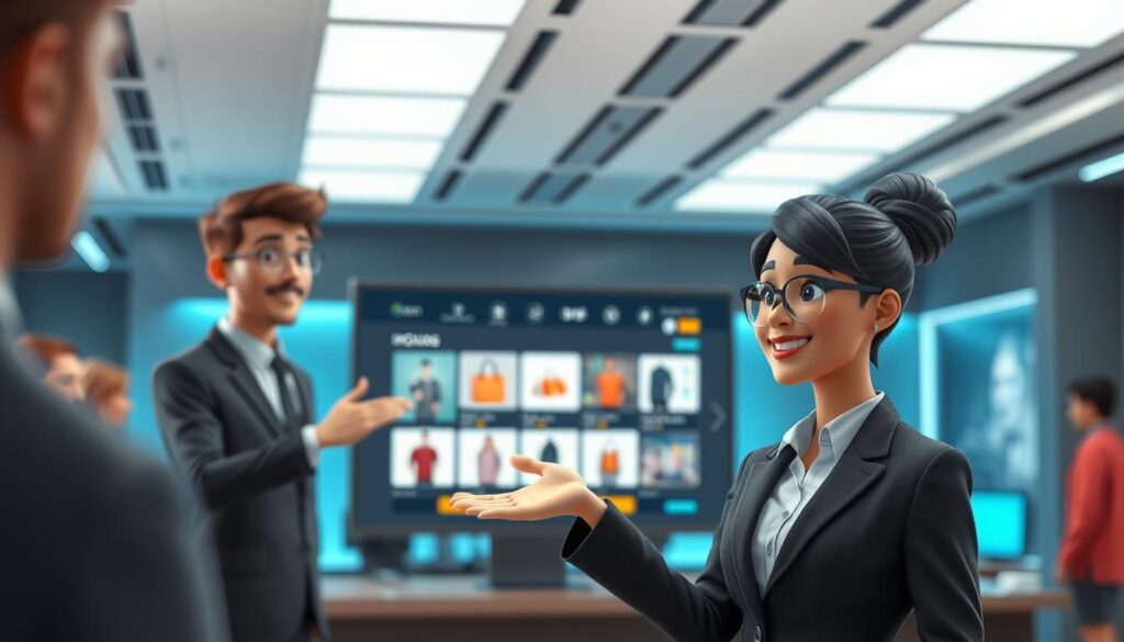 Virtuelle Verkäufer Einsatzbereiche E-Commerce Produktberatung