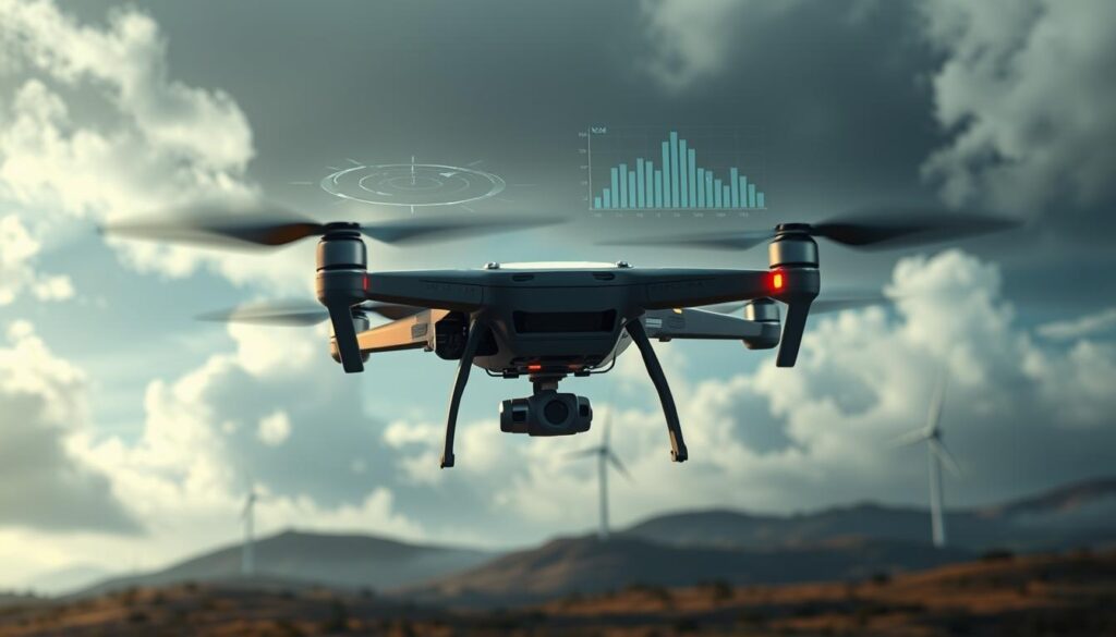 Windkompensation und Wetteranpassung mit intelligenter Drohnensteuerung Windkompensation und Wetteranpassung mit intelligenter Drohnensteuerung