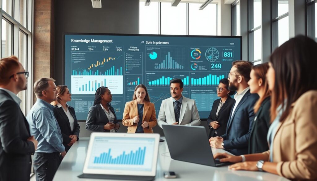 Wissensdatenbank Software mit KI-Funktionen zur Informationsfindung