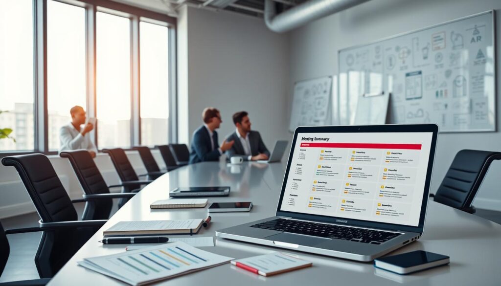 automatische Zusammenfassung Meeting Dokumentation