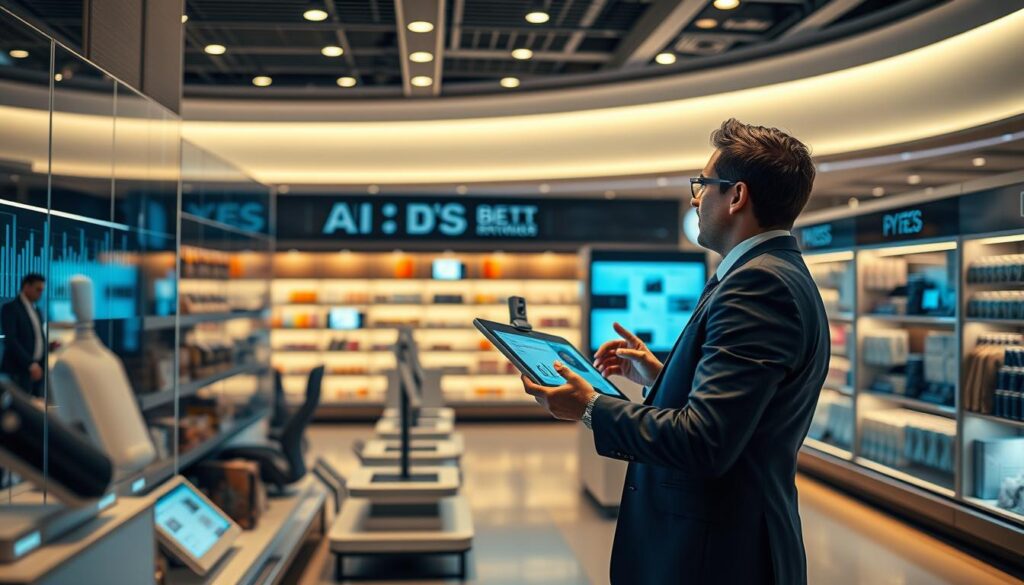 digitalisierte Filialen mit KI-Technologie