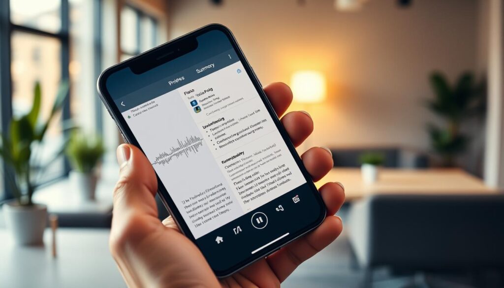 iPhone Sprachnotizen mit Apple Intelligence Zusammenfassung