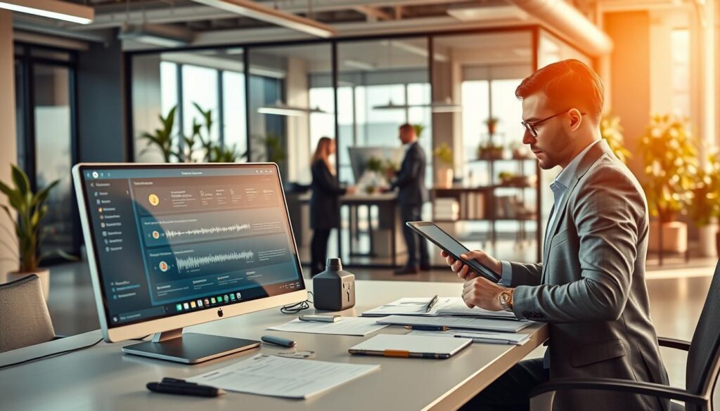 intelligente Sprachnotizen-Verwaltung und digitale Notizen im Geschäftsumfeld