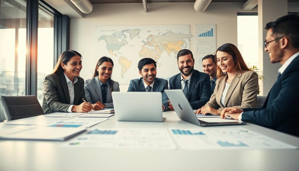 mehrsprachige Kommunikation und internationale Zusammenarbeit in Unternehmen
