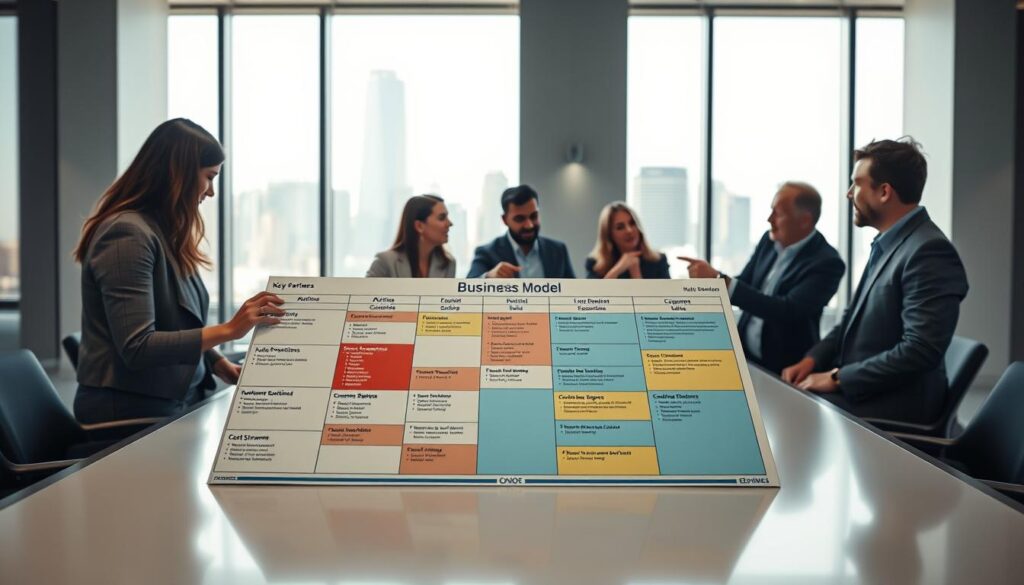Business Model Canvas für die Geschäftsmodellentwicklung