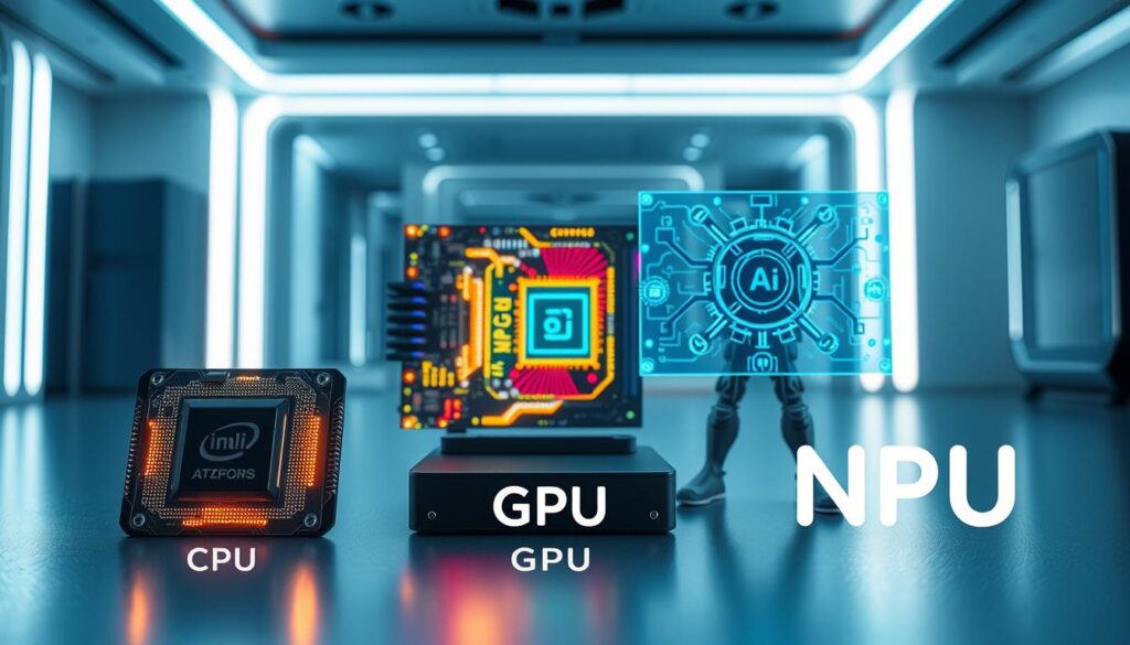 CPU, GPU und NPU im Vergleich CPU, GPU und NPU im Vergleich
