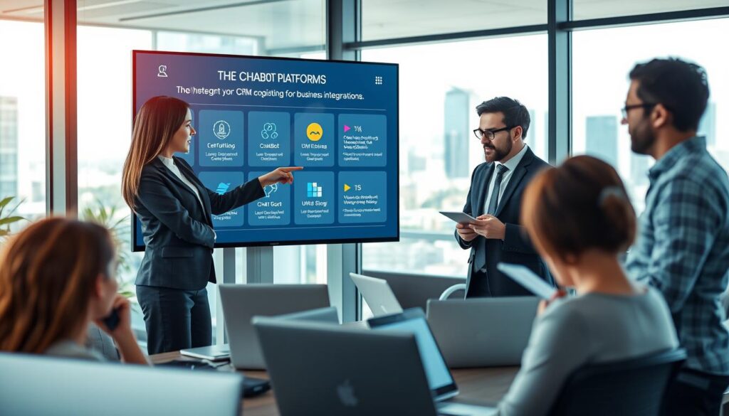Chatbot Plattform Auswahl und Integration CRM, ERP Anbindung Chatbot