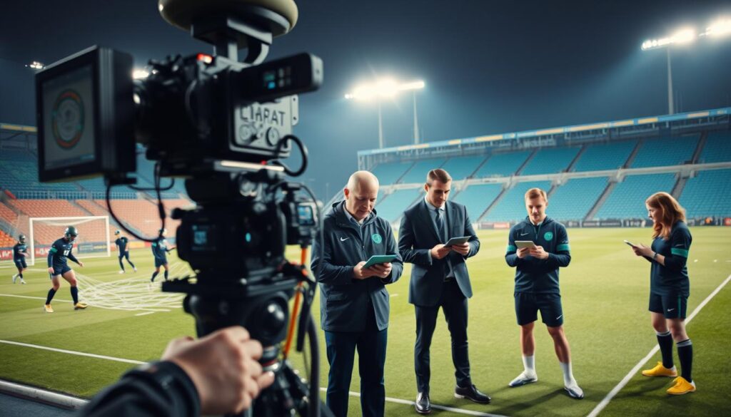 Datenproduktion Fußball mit Kameratechnik und Sensoren Datenproduktion Fußball mit Kameratechnik und Sensoren