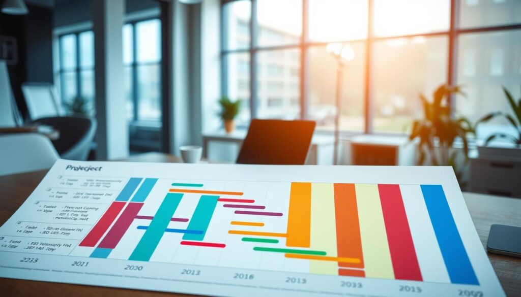 Gantt-Diagramm zur Projektvisualisierung