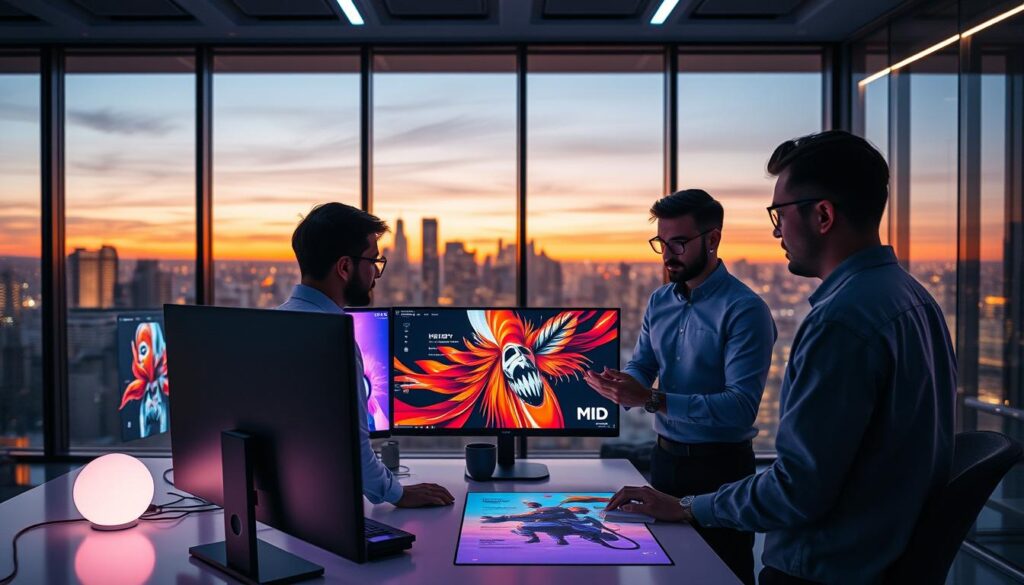 KI Bildgenerierung mit Midjourney und Adobe Firefly KI Bildgenerierung mit Midjourney und Adobe Firefly