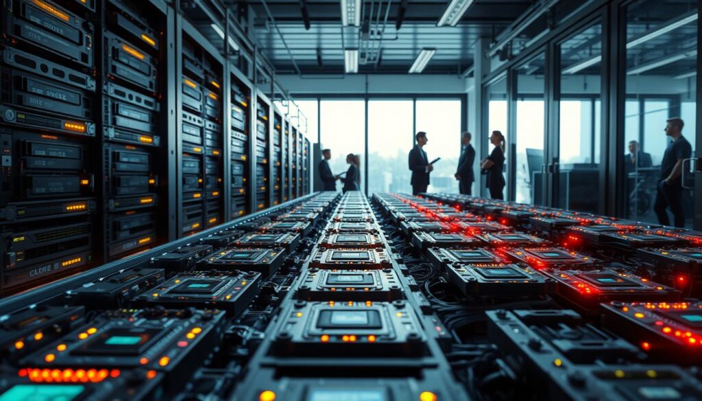 KI-Infrastruktur mit CPUs und KI-Beschleunigern