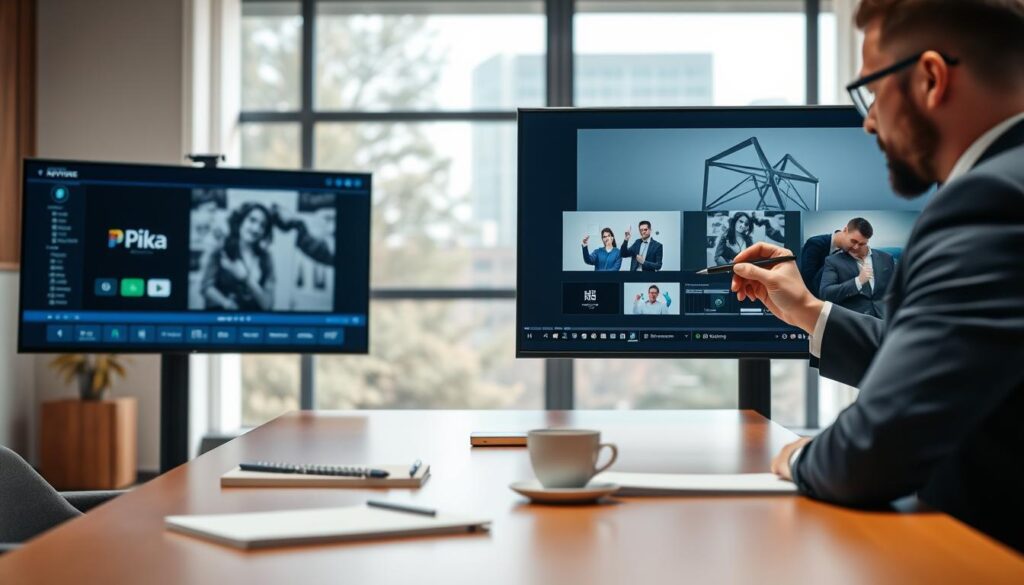 KI Videoerstellung mit Pika, Invideo AI und HeyGen