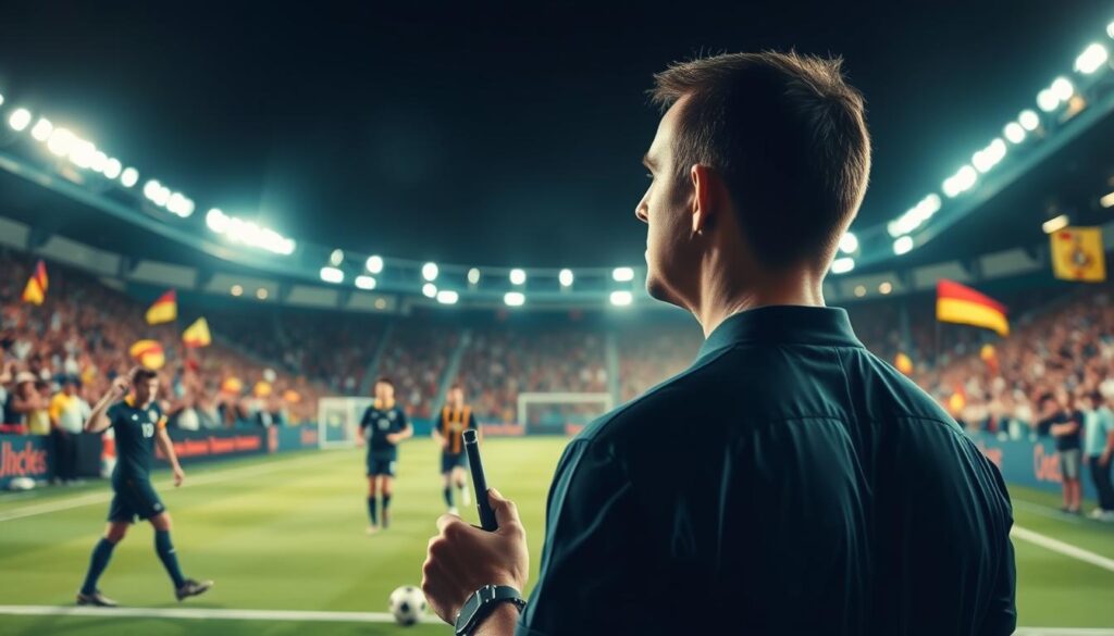 Referee View im Stadion