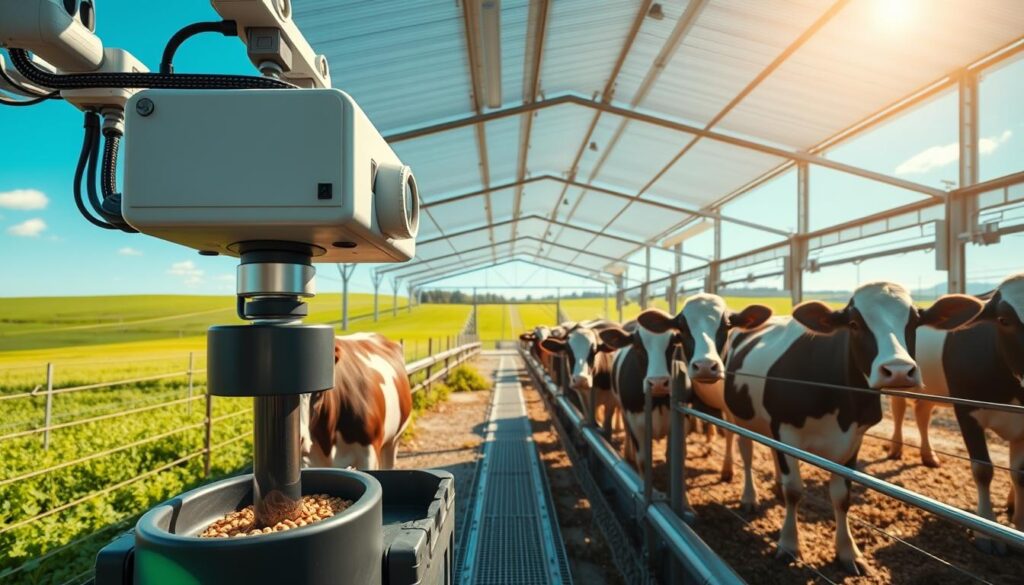 Robotik Tierhaltung mit automatisierten Fütterungssystemen und Stallüberwachung Robotik Tierhaltung mit automatisierten Fütterungssystemen und Stallüberwachung