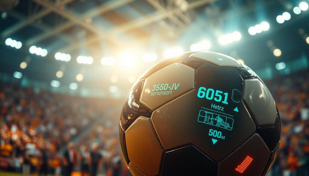 Sensorik Fußball mit 500-Hertz-Sensor