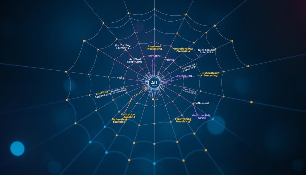 Spinnennetzdiagramme zur KI-Kompetenzvisualisierung