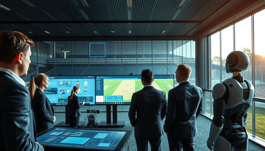 Technologie KI Fußball und Spieleranalyse