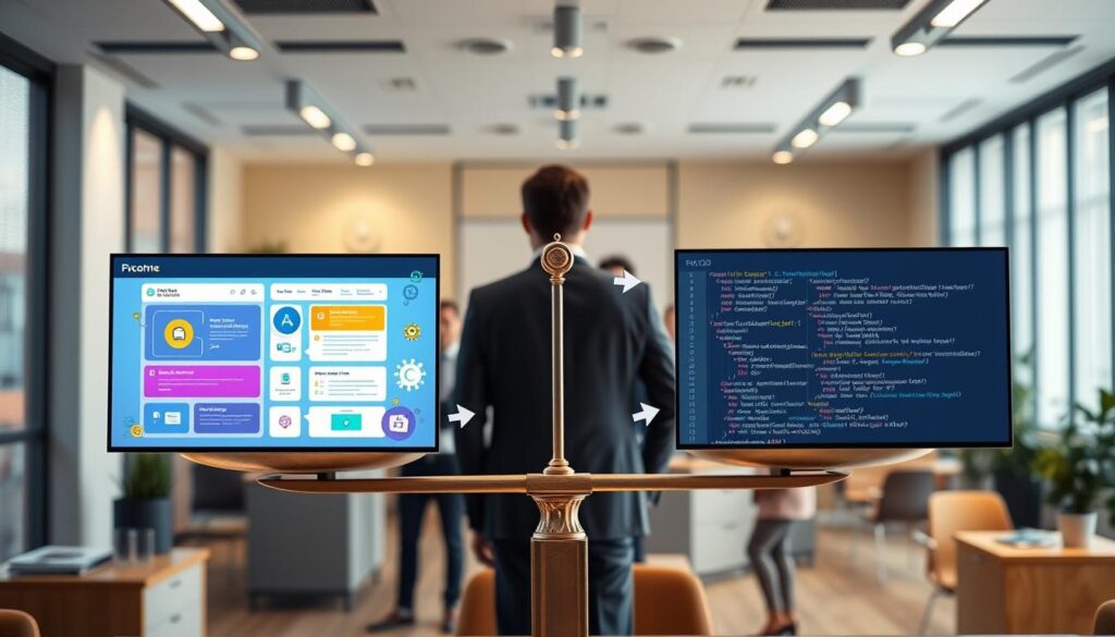 Unterschiede zwischen No-Code und Low-Code Plattformen Unterschiede zwischen No-Code und Low-Code Plattformen