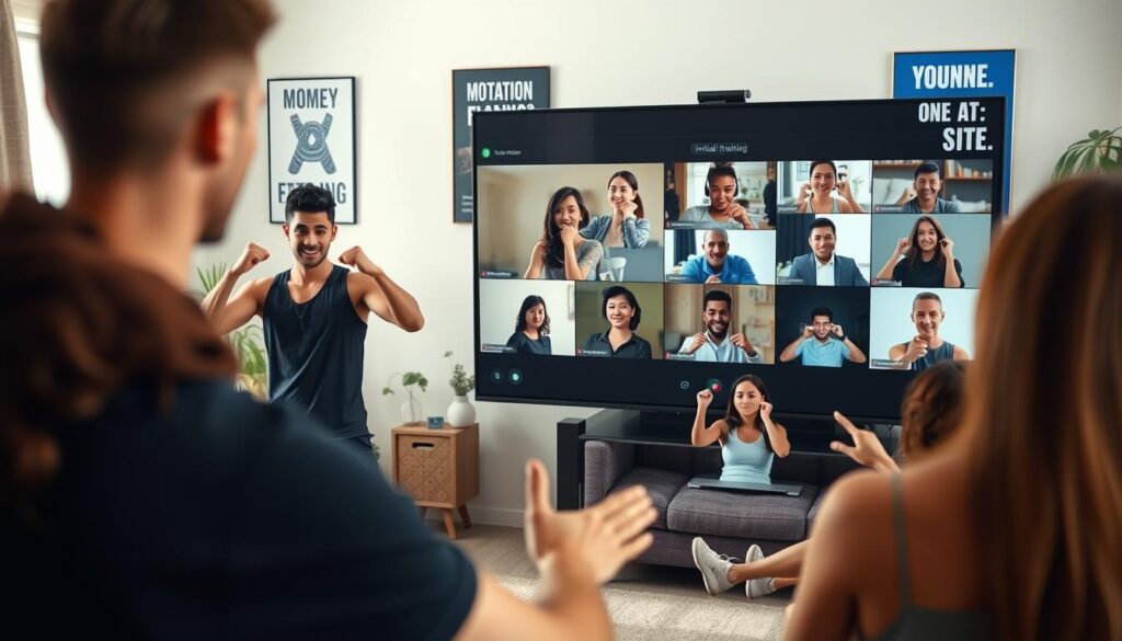 Virtuelle Trainer und Online-Communities für Trainingsmotivation Virtuelle Trainer und Online-Communities für Trainingsmotivation