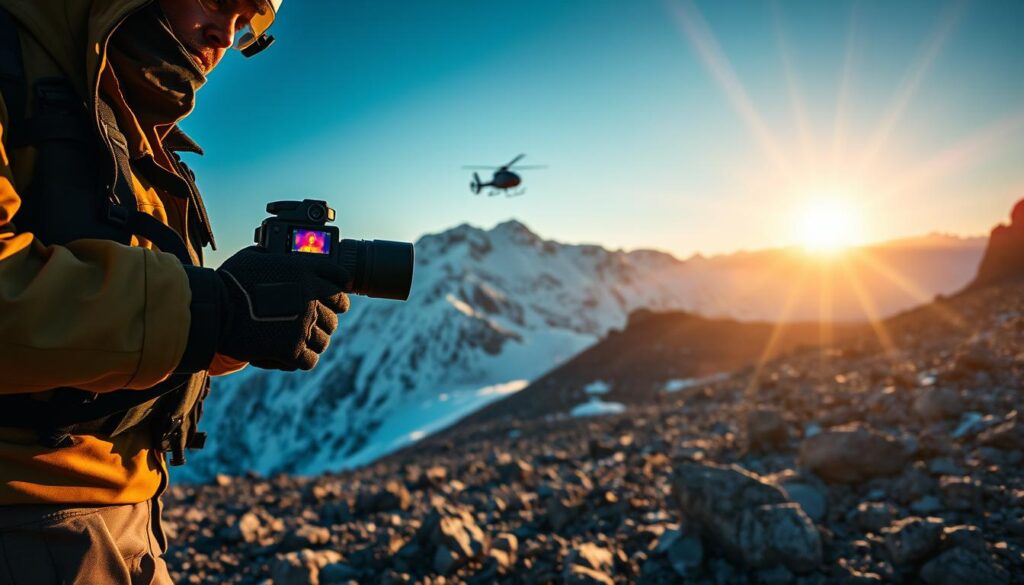 Wärmebildkamera Rettung und Fotogrammetrie Bergrettung Wärmebildkamera Rettung und Fotogrammetrie Bergrettung