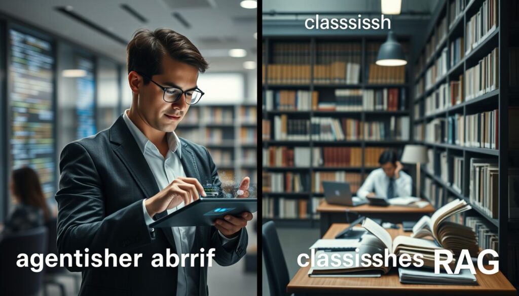 agentischer Abruf vs klassisches RAG