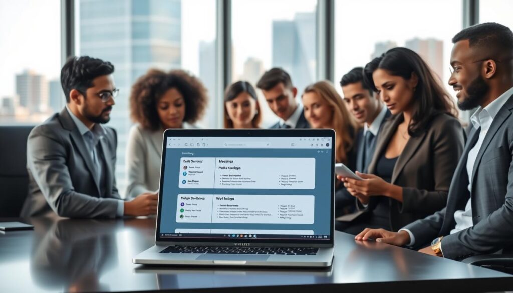 automatische Meeting-Zusammenfassung