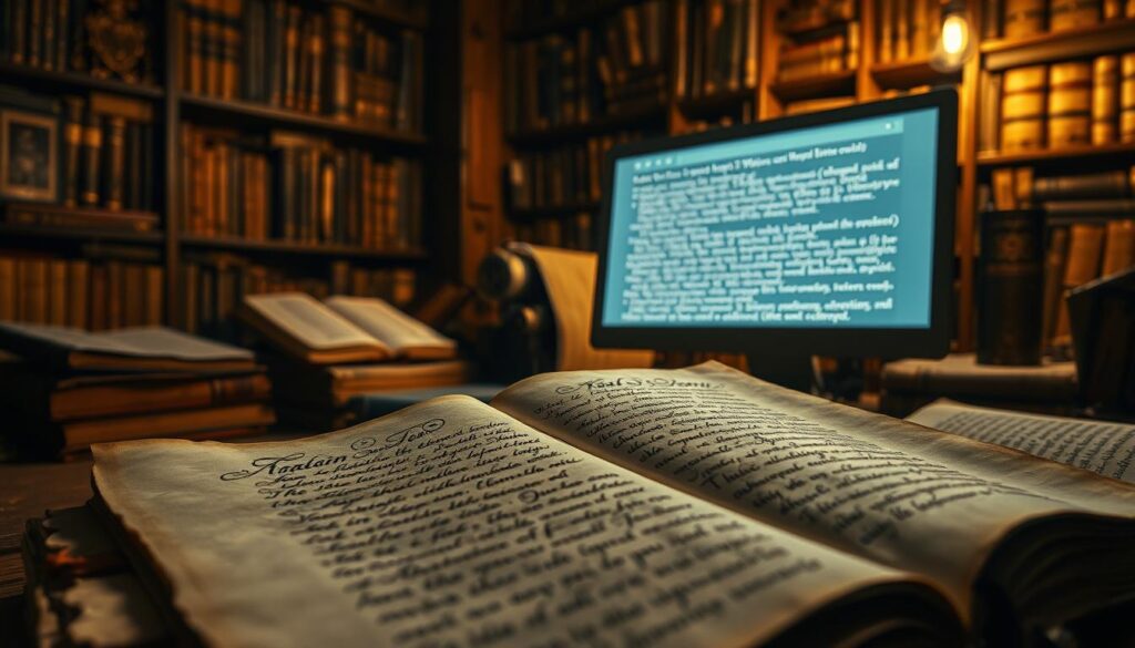 automatisierte Texterkennung historische Schriftarten