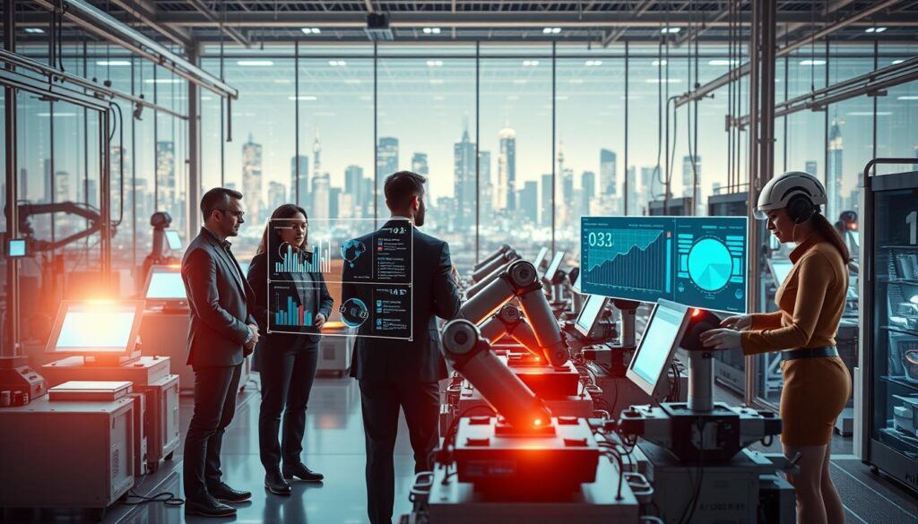 digitale Fabriken und KI in der Industrie 4.0