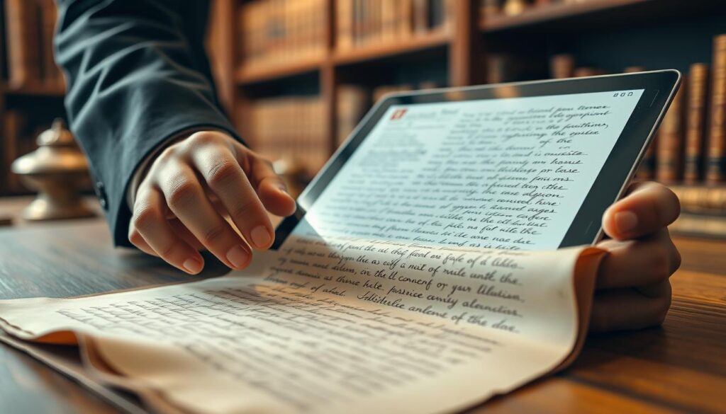 künstliche Intelligenz Handschriftenerkennung
