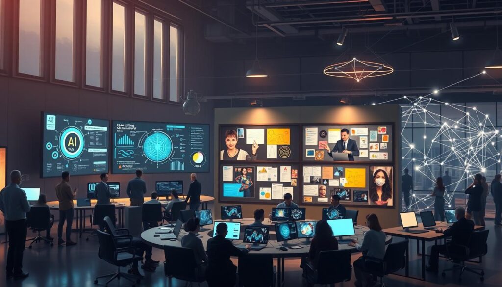 zentrales AI Operating Model, dezentrales Modell, hybrides Betriebsmodell